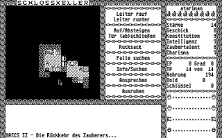 Wiederkehr des Zauberers (Die) atari screenshot